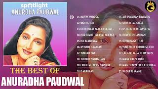 Best Of Anuradha Paudwal   90s Evergreen Bollywood  Jukebox