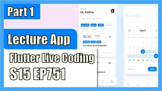 [Flutter] Flutter Live Coding EP751 (Lecture App Part 1)