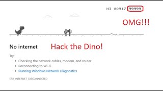 How to hack google chrome dinosaur game