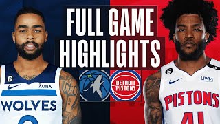 Game Recap: Pistons 135, Timberwolves 118