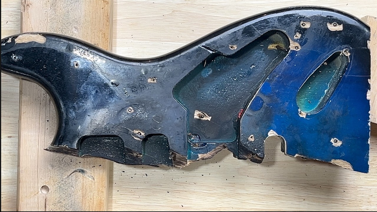 Demolished Stratocaster Copy Resurrection - YouTube