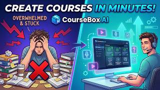 Create a Complete Online Course in Minutes with AI | Coursebox AI Tutorial 2026