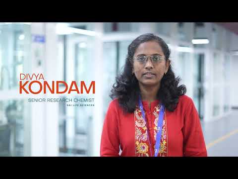 Divya Kondam I Senior Research Chemist, Medicinal Chemistry I Women In Pharma I Sai Life Sciences