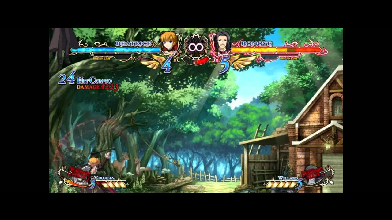 Ougon Musou Kyoku CROSS - Virgilia/Beatrice combo