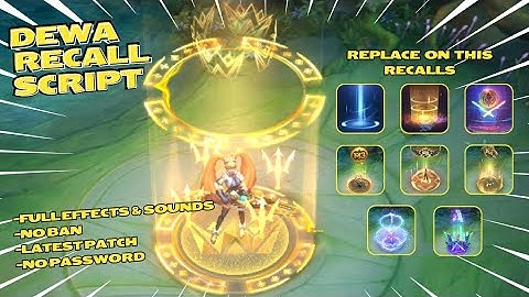 Script Recall Dewa | Full Effects + Sounds + No Password | Yeezus