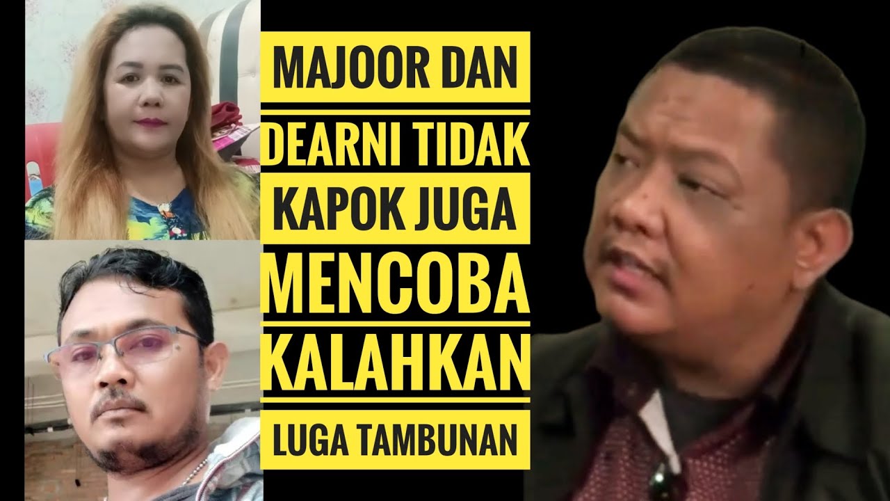 DUA RIVAL ABADI MAJOOR DAN DEARNI SIMATUPANG MASIH PENASARAN INGIN KALAHKAN LUGA TAMBUNAN 