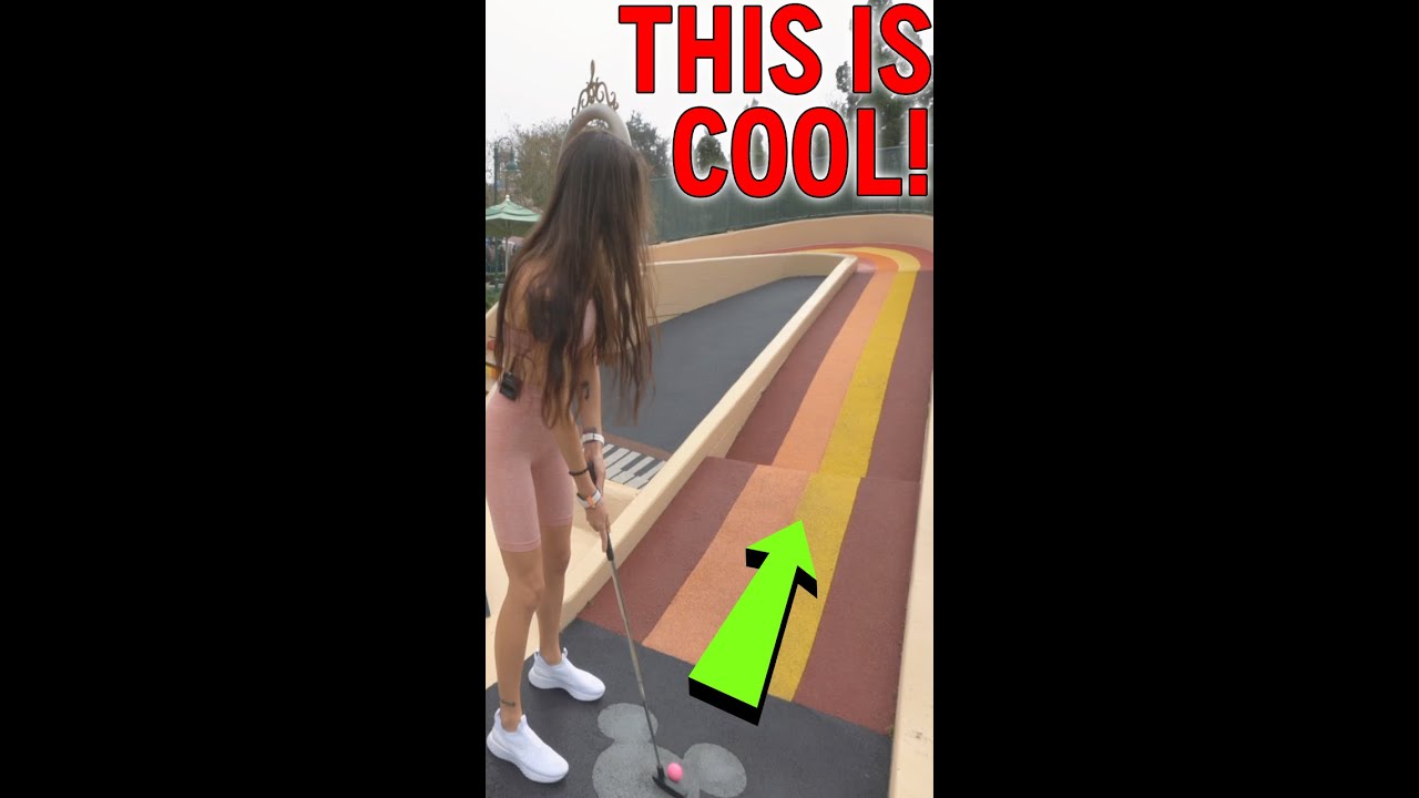Disney mini golf is awesome! 