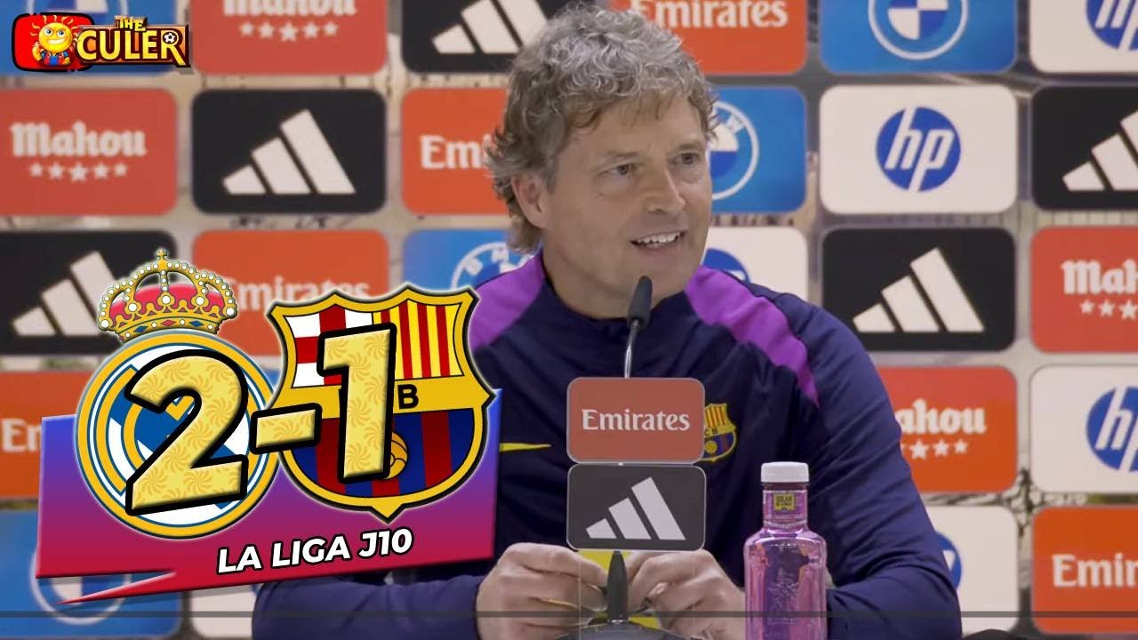 Rueda prensa MARCUS SORG: REAL MADRID 2-1 FC BARCELONA