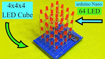 hoe je een 4x4x4 LED Cube maakt met Arduino Nano, Pokitinnovations