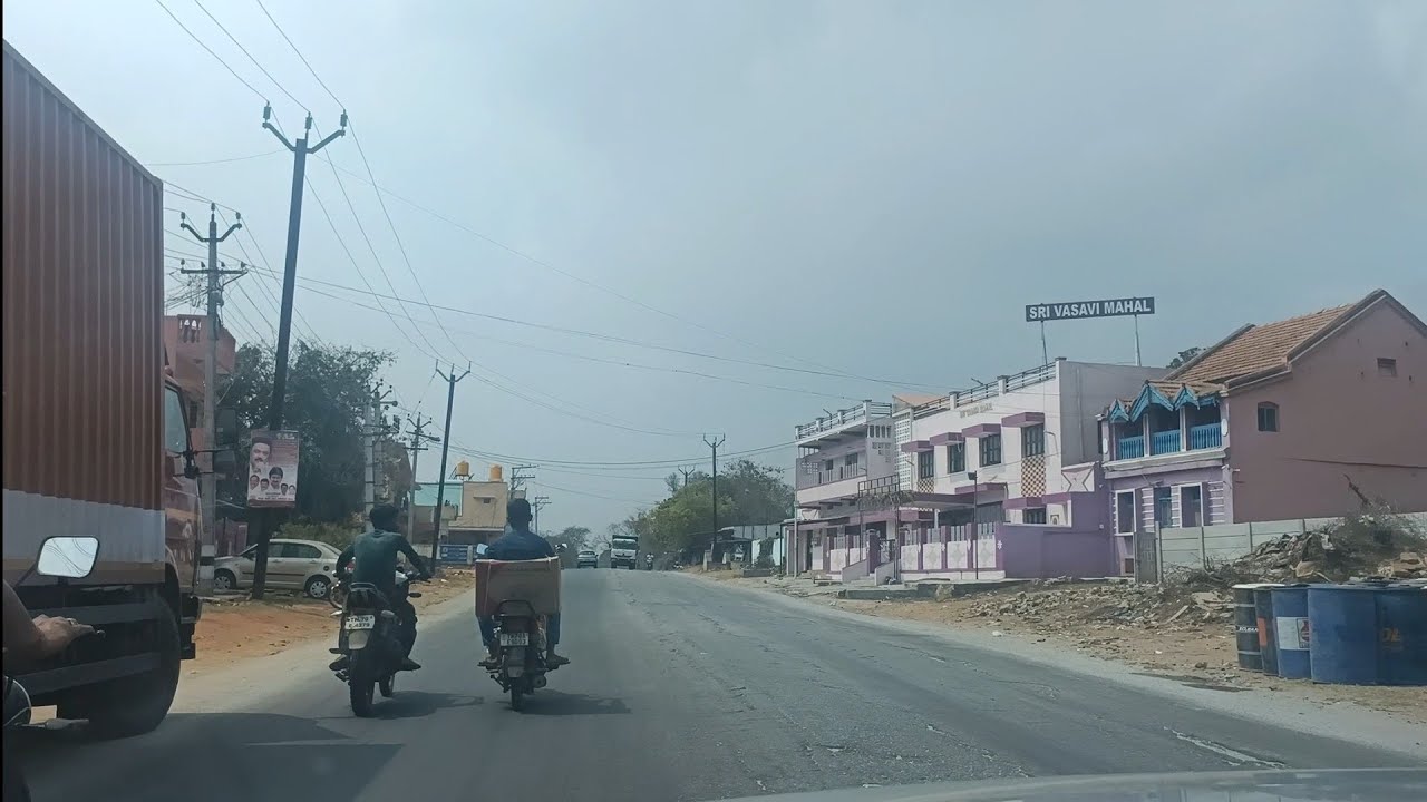 Hosur To Hogenakkal Route Part - 1