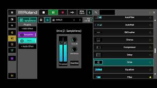 Testing and demonstrating Roland's Zenbeats Android app music studio and virtual instruments