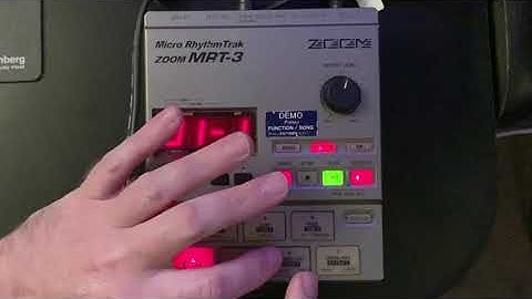 50 Dollar Vintage Drum Machine - Zoom Micro Rhythm Trak MRT-3 - is it worth it?