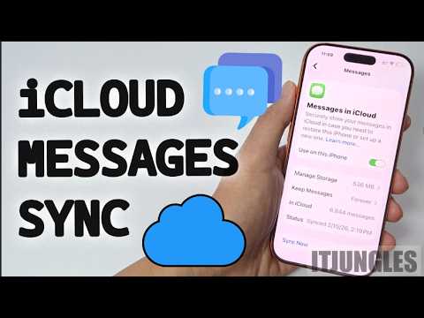 How to Turn On/Off iCloud Messages Sync on iPhone