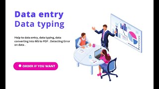 Data Entry| Data retype and convert word to pdf | sales and marketingUntitled video