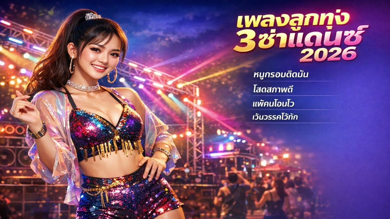 เพลงลูกทุ่ง 3 ช่าแดนซ์มันๆ 2026 | รวมเพลงลูกทุ่งแดนซ์ จังหวะมันส์ Thai Country Dance