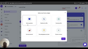 Widgion - How to customize your chat widget
