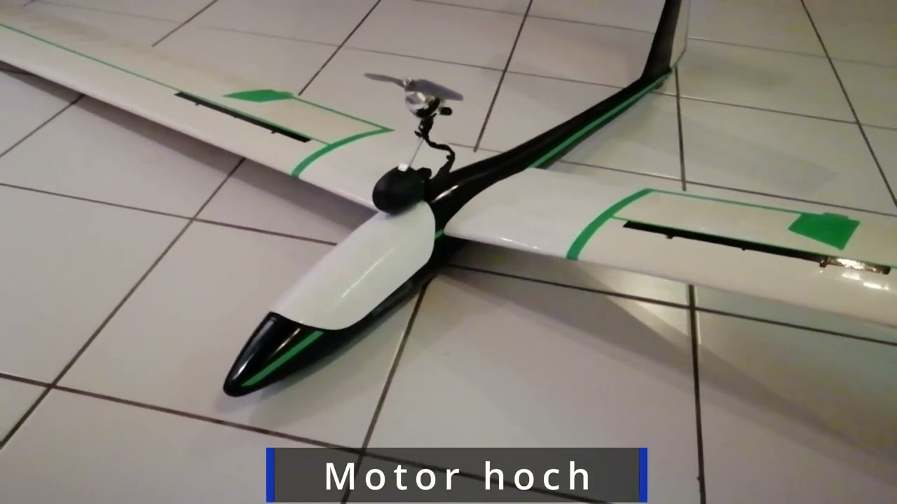 ASW 22 Thermik mit Klappaufsatz Motor