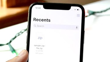 How To Extract Zip Files On iPhone! (2022)
