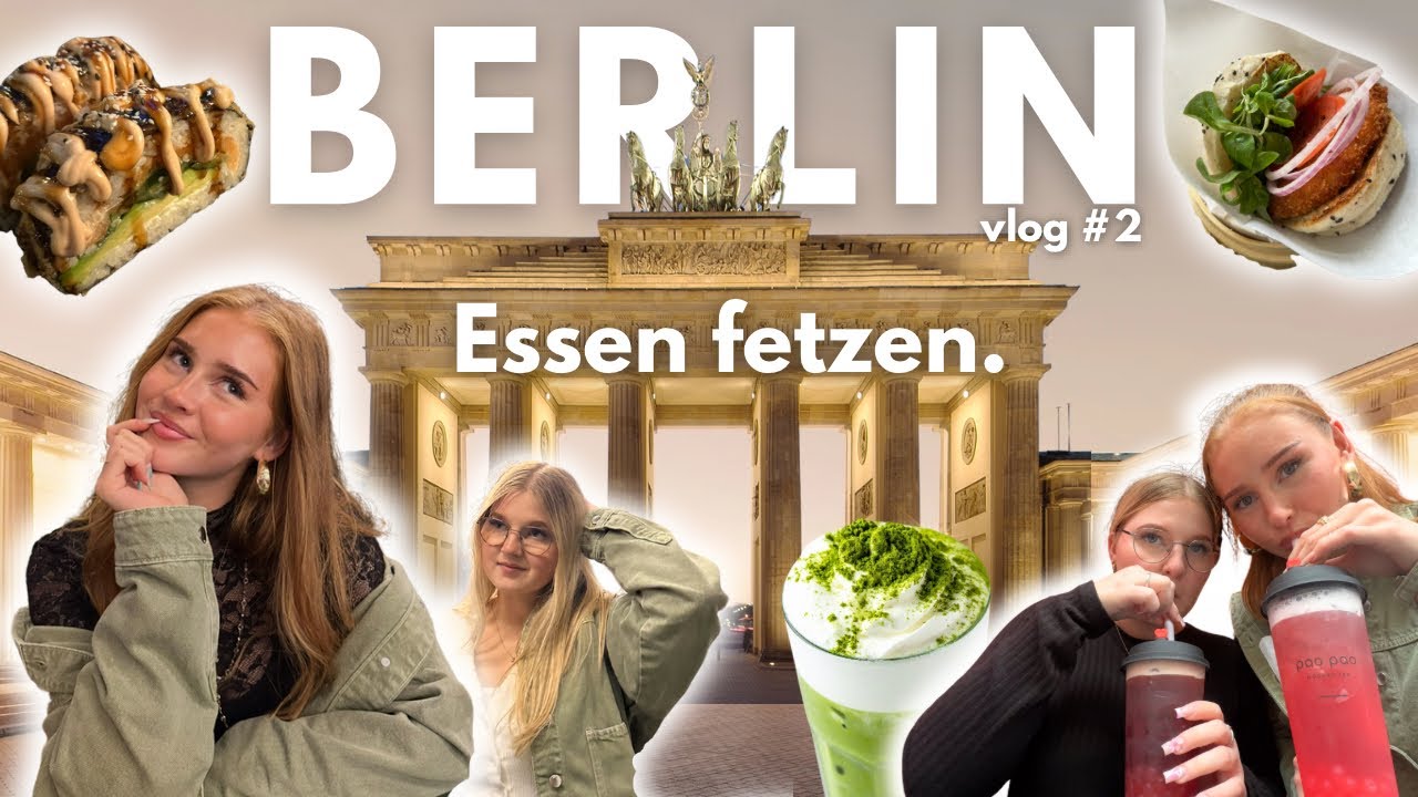 Wieso sind wir in diesem Vlog nur am Essen?? 🥶🤣 | BERLIN VLOG mit Bestie 👩🏼‍❤️‍💋‍👩🏽