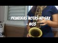 COMO TOCAR AS PRIMEIRAS NOTAS NO SAX - ''Saxofonando'' 03 - Raquel Navogino