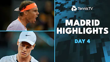 Nadal vs de Minaur ELECTRIC Duel; Sinner, Tsitsipas, Medvedev Feature | Madrid 2024 Highlights Day 4