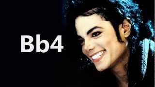 [HD] Michael Jackson - Vocal Warm Up Showcase F#2-G#5