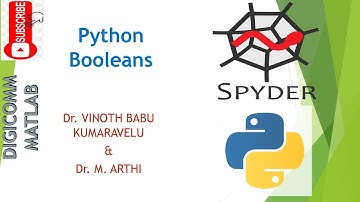Python Booleans by Dr. Vinoth Babu Kumaravelu