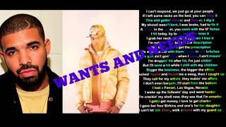 Lil Baby and Drake on Wants And Needs- Rhymes Highlighted
