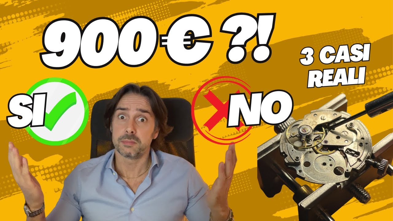 Vale la pena REVISIONARE un orologio che FUNZIONA? (3 casi reali)