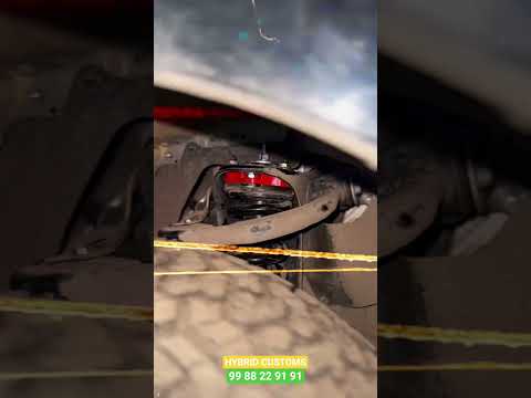 Proman leveling kit installed in hilux @HybridCustoms #toyotahilux #proman #youtubeshorts