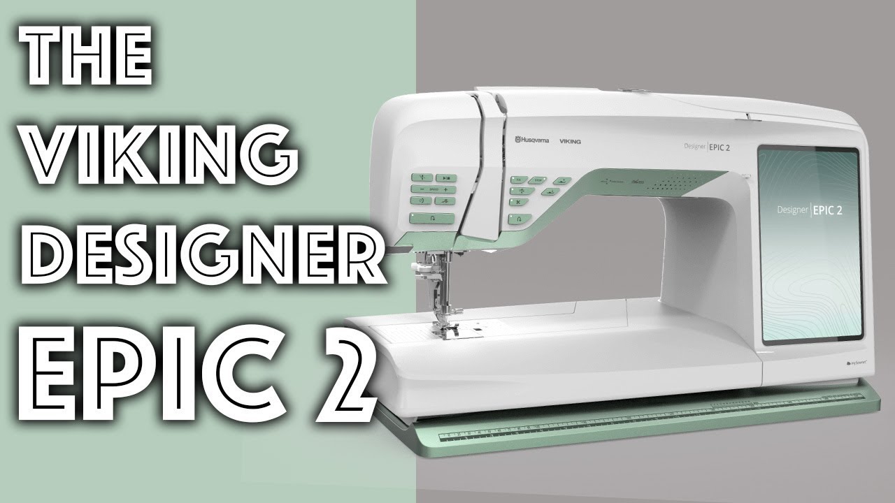 Husqvarna Viking Designer Epic 2 Sewing and Embroidery Machine Lowell Sewing