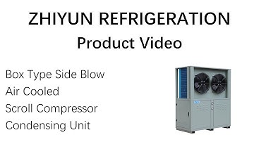 ZHIYUN ZYC Box Type Side Blow Air Cooled Scroll Compressor Condensing Unit