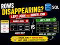 LEFT JOIN vs INNER JOIN in SQL | Why Rows Disappear in SQL