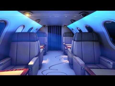 Private Jet Sound White Noise | Sleep or Study with Airplane Ambience | 10 Hours