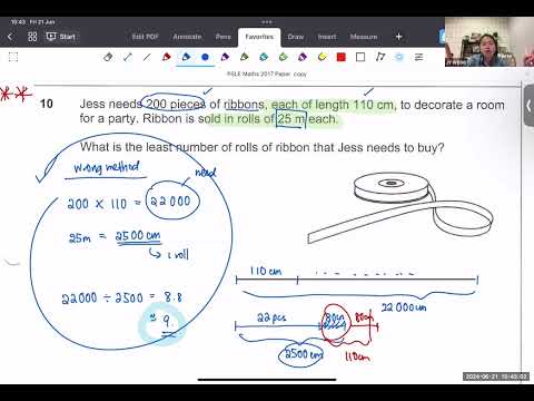 Video: a Genius Plus Academy teacher solving PSLE 2017 Paper 2 Question 10