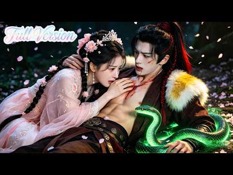 The girl casually picked up a man, and after sucking out the snake venom with her mouth, the man completely fell for her! Hold her waist tightly, refusing to let her go! #甜宠 #chinesedrama #短剧 #古装