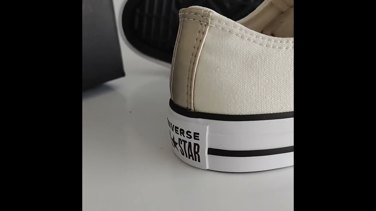 Tenis CONVERSE All Star Egret Light Gold 570289C - YouTube