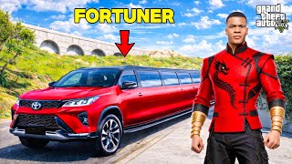 Franklin Build World's Longest Fortuner Car in GTA5 Telugu