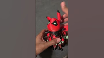 3D Printed Deadpool Pikachu #shorts #satisfying #asmr #asmrsounds #bambulab #3dprinted #satisfying