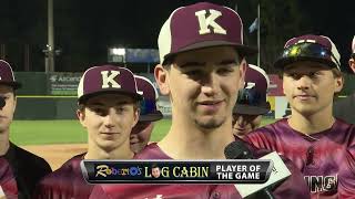 Gaighe DeBella - Robertos Log Cabin Player of the Game