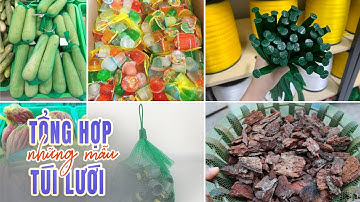 Túi lưới nhựa đựng nông sản và lưới bao hoa/Nongnghiepthanhha.vn