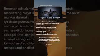 Malaikat Rumman Yang Jarang Di Ketahui