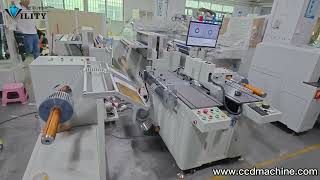 R2R CCD Target Hole Punching Machine For Labels