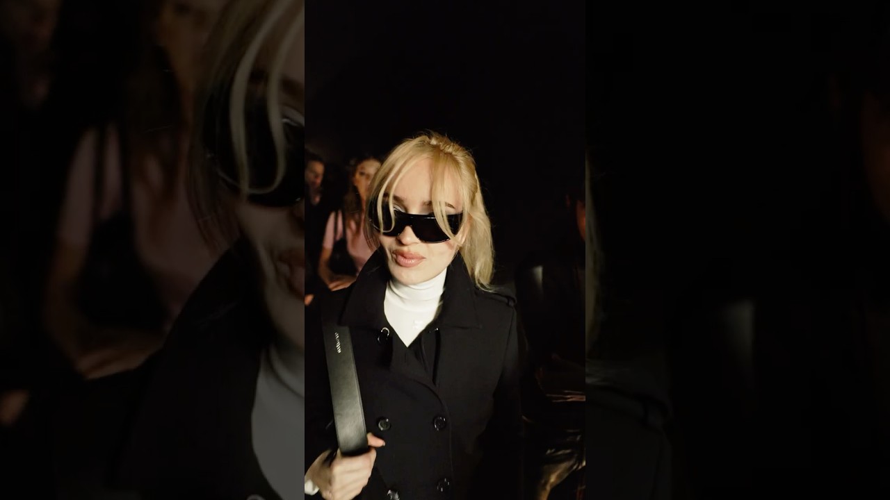 Kim Petras attending Courrèges FW26 show. #courreges #kimpetras #courregesfw26