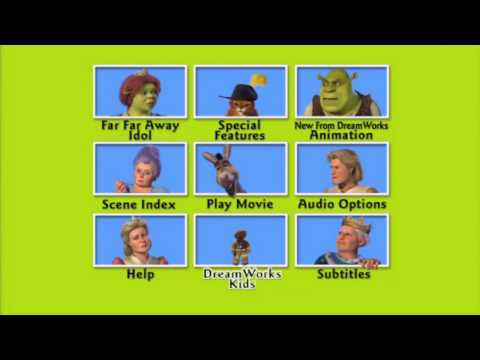 Shrek 2 MENU DVD HD (2004)