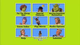 Shrek 2 Menu Dvd Hd 2004