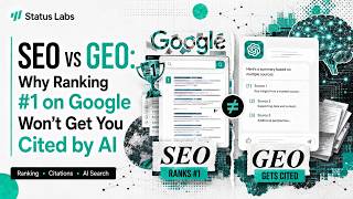 SEO vs GEO: Why Ranking #1 on Google Won't Get You Cited by AI