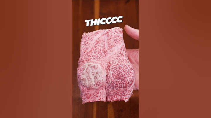 WORLD'S THICCEST Wagyu Steak