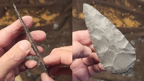 2034 - 12:1 Ratio Opaque Obsidian/Dacite #flintknapping