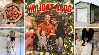Holiday Vlog: wrapping gifts, building update, &amp; life lately